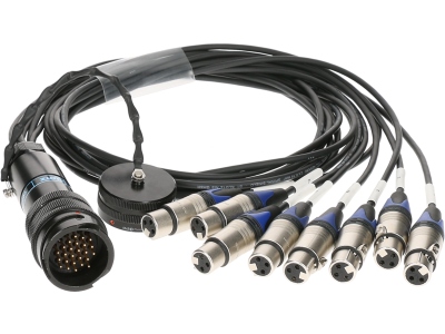 OT1000 - RMP 25p M - 8x XLR 3p F8-channel - digital fanout - PVC - KLOTZ