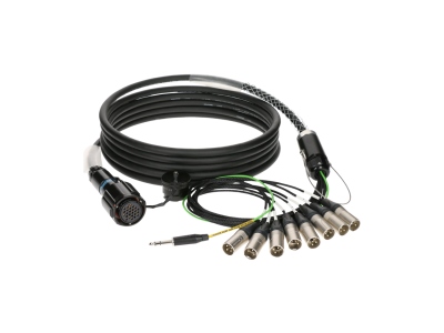 PolyLIVE - RMP 25p F - 8x XLR M8-channel - analog fanout - PVC - KLOTZ - 3 m
