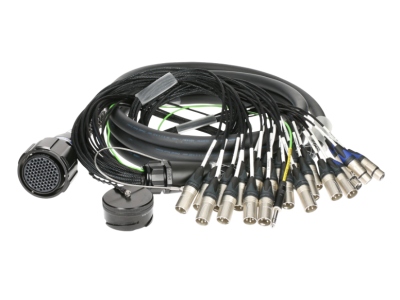 PolyLIVE - RMP 85p F - 20x XLR M / 4x XLR F24-channel PolyLIVE - analog fanout - PVC - Neutrik® - metal / Remke - 20 m