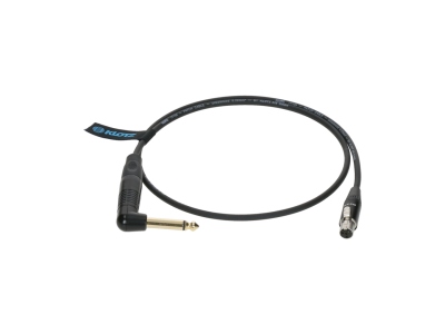 premium instrument cable for bodypack transmitters by ShureTQG (mini XLR 4p) - jack mono, gold plated - jack angled - TQG
