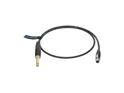 premium instrument cable for bodypack transmitters by ShureTQG (mini XLR 4p) - jack mono, gold plated - jack straight - TQG