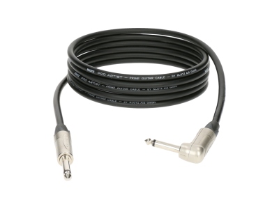 PRO ARTIST professional guitar cable with jacks from nickel and nickel-plated contacts - by Neutrik® - 9 m - straight - angled