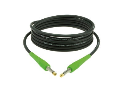 pro instrument cablewith colored sleeves - 4.5 m - fresh green