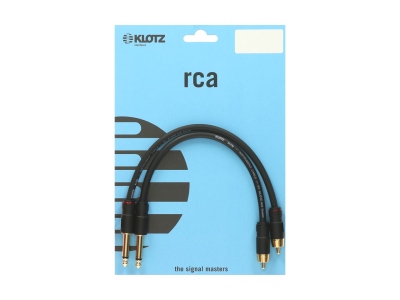RCA to jack 2p cablegold-plated contacts - 0.3 m