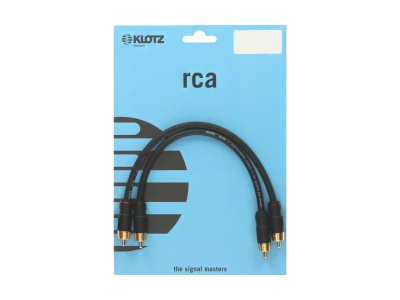 RCA to RCA cablegold-plated contacts - 0.3 m