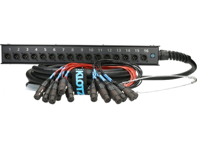 StraightLink 0/16 XLR 3p16-channel - single ground - 10 m