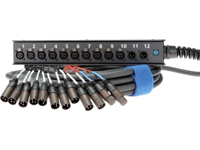 StraightLink 10/2 XLR 3p12-channel - single ground - 5 m