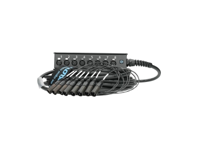 StraightLink 8/0 XLR 3p8-channel - single ground - 5 m