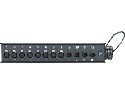 StraightLink 8/4 XLR 3p - RMP 37p M12-channel - single ground