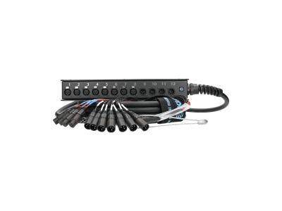 StraightLink 8/4 XLR 3p12-channel - single ground - 5 m