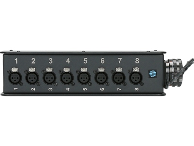 StraightLink 8x XLR 3p F - RMP 25p M8-channel - single ground