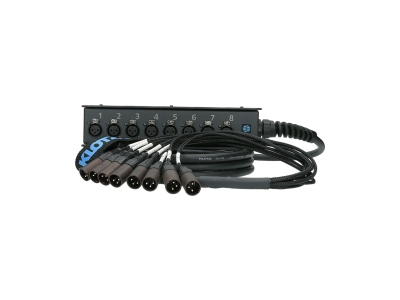 StraightLink AES/EBU 8/0 XLR 3p8-channel - digital - single ground - 5 m