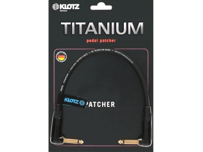 supreme TITANIUM patch cable with angled jacks - 0.9 m
