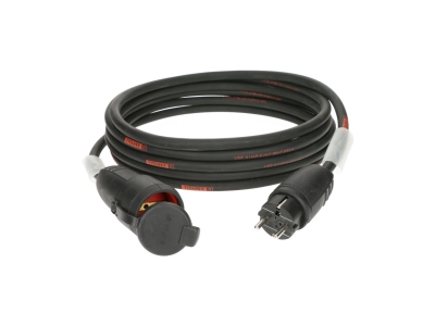 TITANEX H07RN-F power cable 3G 2.5 mm²Schuko M/F - solid rubber - 16 A - 30 m