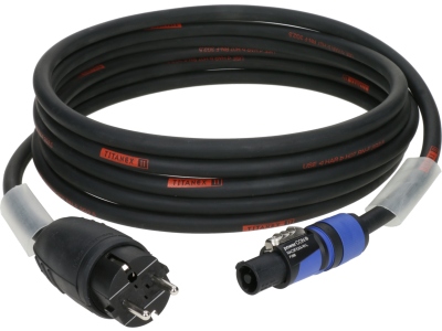 TITANEX H07RN-F power cable 3G 2.5 mm²Schuko - powerCON A - 50 m
