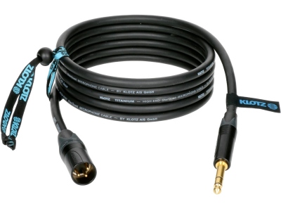 Titanium StarQuad Audio Cable XLRm-TRS - 7.5m