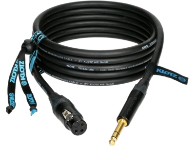 Titanium StarQuad Mic Cable XLRf-TRS - 1m