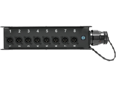 TrussLink 8x XLR 3p M - RMP 25p F8-channel - single ground