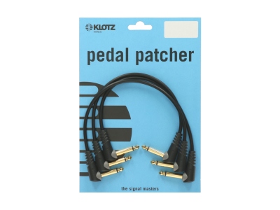 unbalanced entry level patch cable with angled jacks - 0.3 m