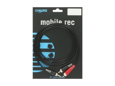 Y cable - lightweightTRS 3.5 mm - 2x RCA - 2 m