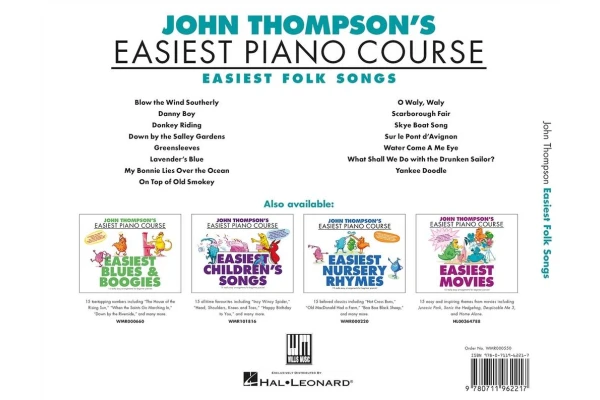 John Thompson's Easiest Folk Songs — 3