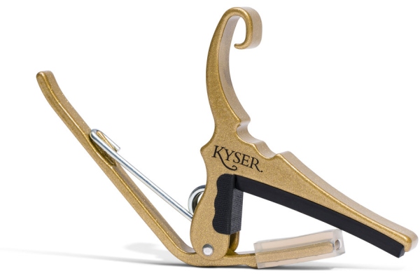 Quick-Change Capo Acoustic Guitar Gold Quick-Change Capo Acoustic Guitar Gold