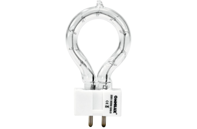 Lampă cu arc circular Omnilux 230V/800W GX-9.5 3200K roundlux