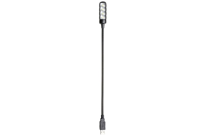 Lampada con gooseneck Adam Hall SLED 1 ULTRA USB A