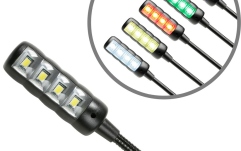 Lampada con gooseneck Adam Hall SLED 1 ULTRA USB A