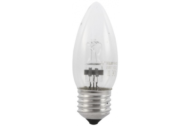Lampă de înaltă tensiune Omnilux 230V/18W E-27 candle lamp clear H