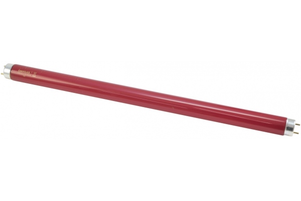 Tube 15W G13 450x26mm red glass