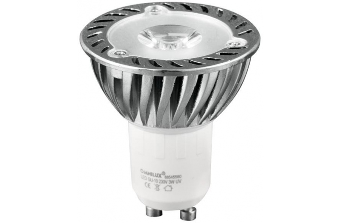 Lampă LED Omnilux GU-10 230V 1x3W LED UV activ