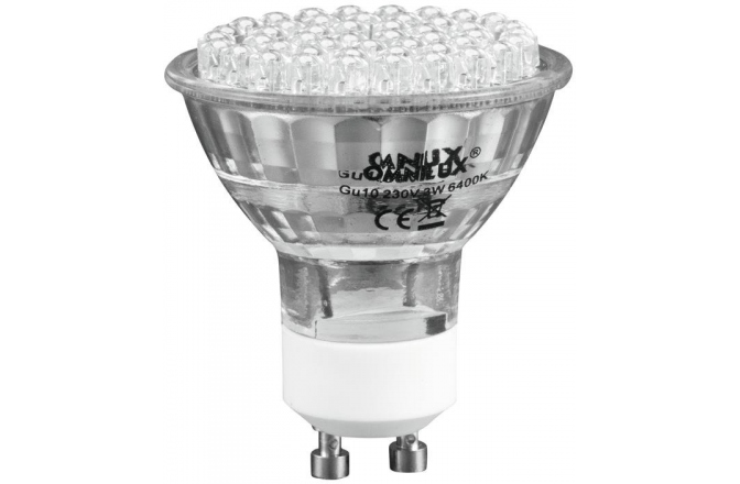Lampă Led Omnilux GU-10 230V 48 LED 100° white 6400K