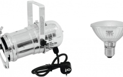 Lampă LED PAR Eurolite Set PAR-30 Spot sil + PAR-30 230V SMD 11W E-27 LED 6500K