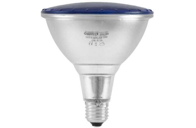 Lampă PAR Omnilux PAR-38 230V 15W LED blue