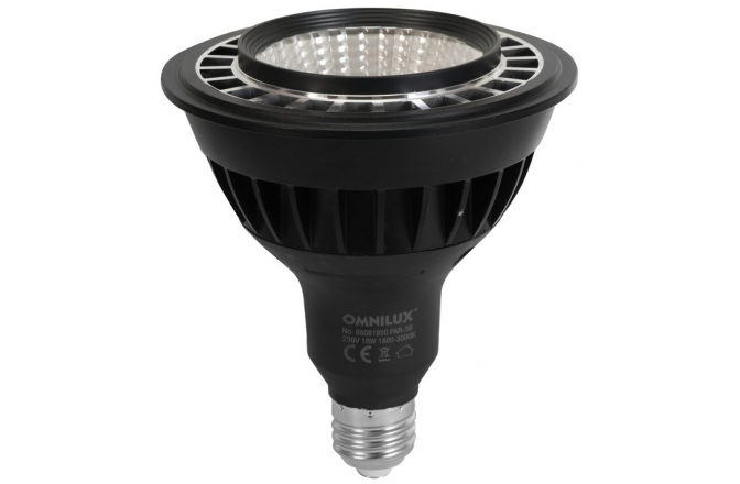 Lampă PAR Omnilux PAR-38 230V 18W LED 1800k-3000k 