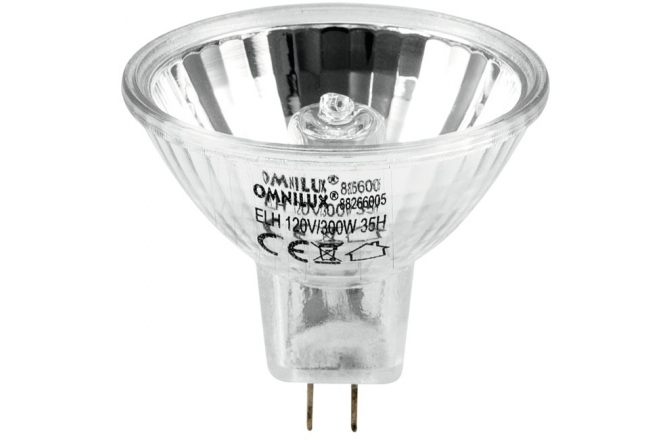 Lampă proiector Omnilux ELH 120V/300W GY-5.3 50mm 