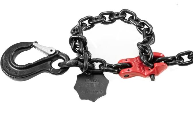 Lanț cu cârlig SafeCase Chain Sling 1leg clutches locked 1m WLL2000kg