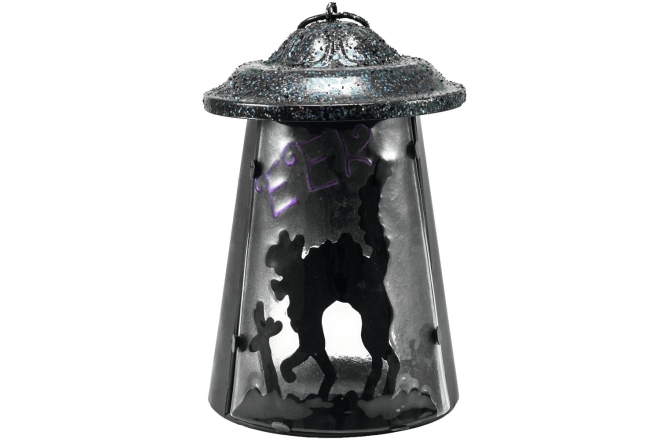 Lanterna din metal Europalms Lantern Cat, 23cm