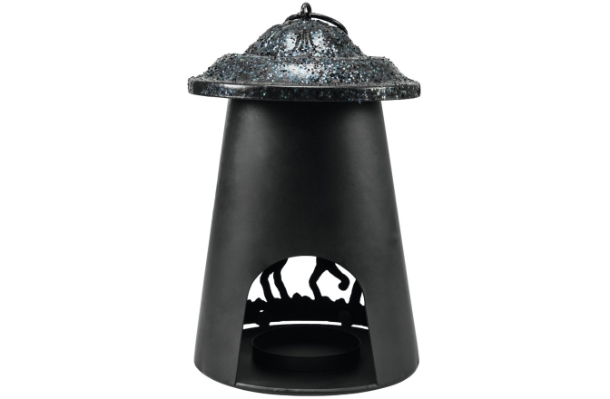 Lanterna din metal Europalms Lantern Cat, 23cm