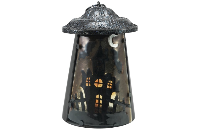 Lanterna din metal Europalms Lantern Ghost House, 23cm
