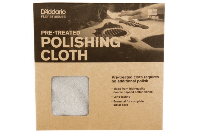 Lavetă curățare Daddario Pre-Treated Polish Cloth