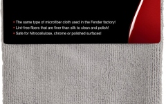 Lavetă pentru Chitară Fender Factory Microfiber Cloth Gray