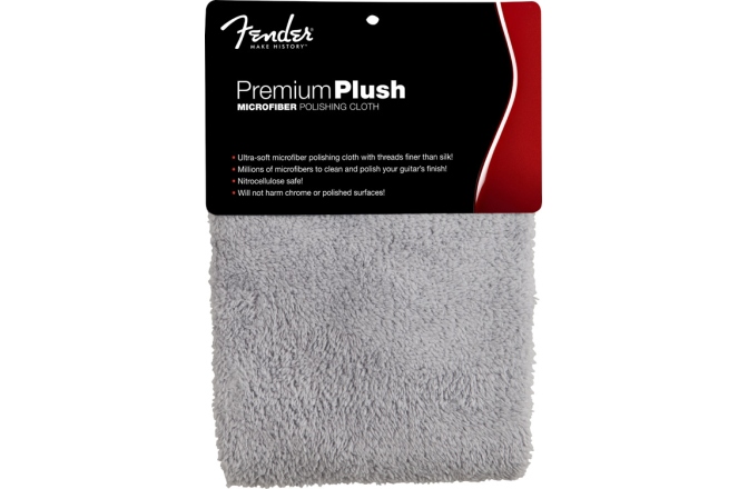 Lavetă pentru Chitară Fender Premium Plush Microfiber Polishing Cloth Gray