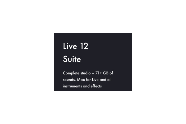 Live 12 Suite