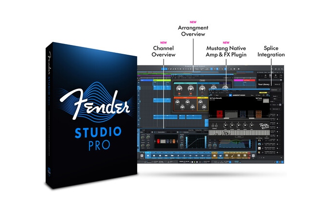 Licență DAW educațională Fender Studio Pro 8 Student Full Version Single License
