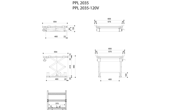 Lift pentru videoproiector  Vogels PPL2035, max.15kg