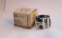 Ligatură clarinet Bb SCV Ligatures Sonus Divinus Bb-Clarinet BRASS S Nickel Plating Blue