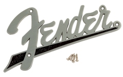 logo amplificator Fender Fender Flat Amplifier Logo Black