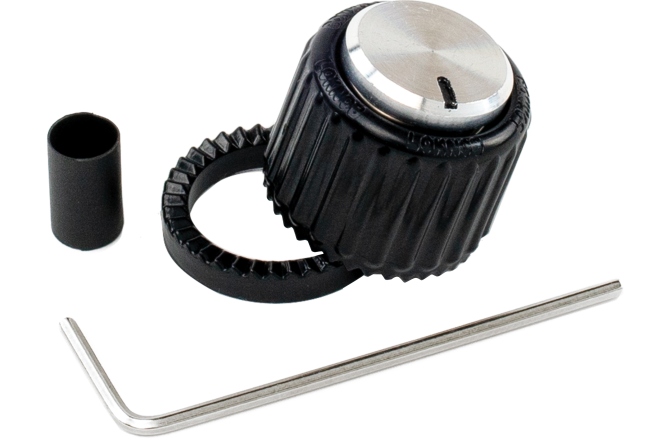 LokNob Daddario LokNob Large - Black/Silver